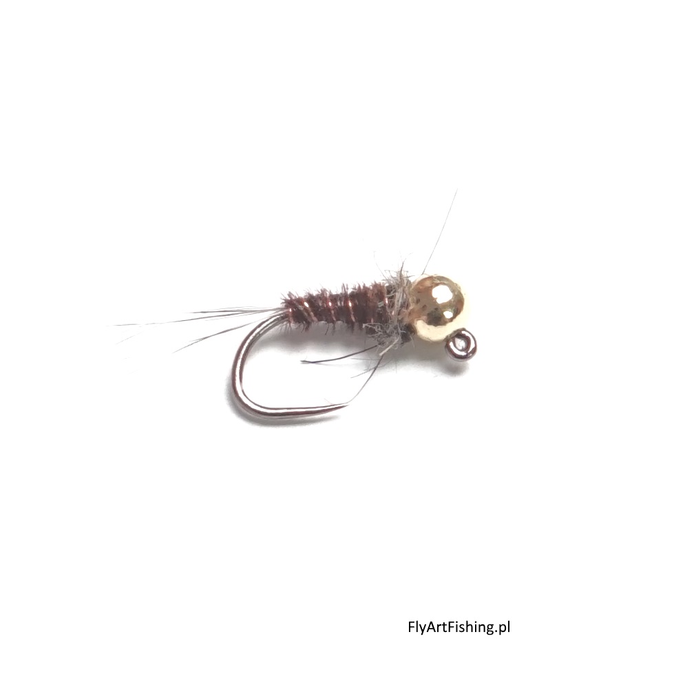 Nimfa 39 brązka muchowa mucha na lipienie na pstrągi bażant 